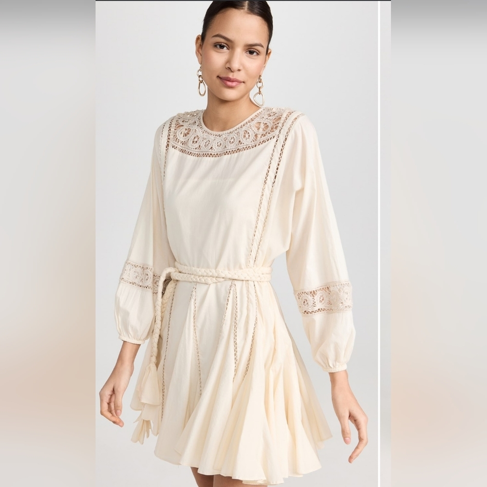 Rhode Ella Dress in Macadamia